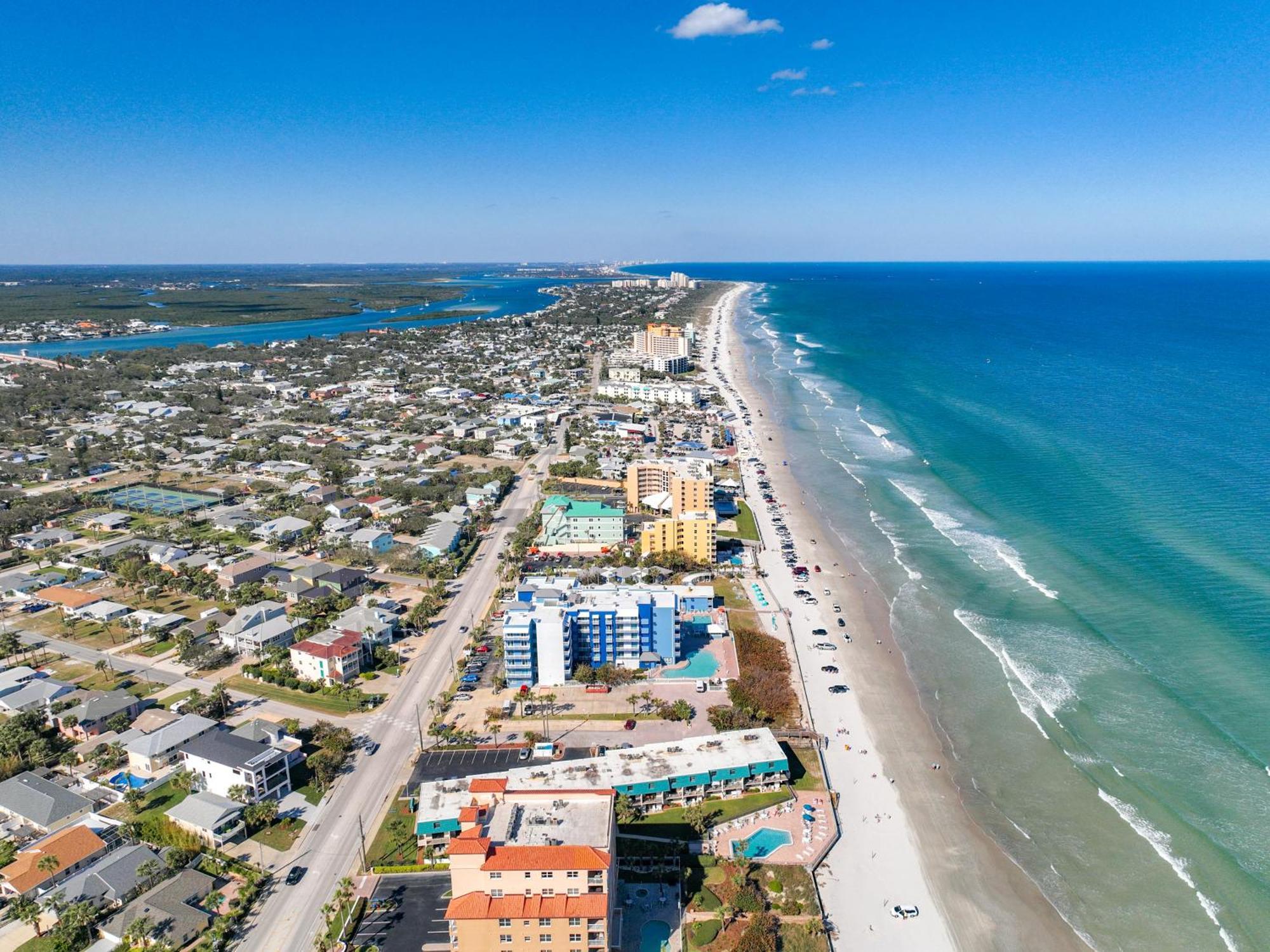Oceanfront Balcony, Pool, Bbq, Steps To Flagler Ave Villa New Smyrna Beach Buitenkant foto