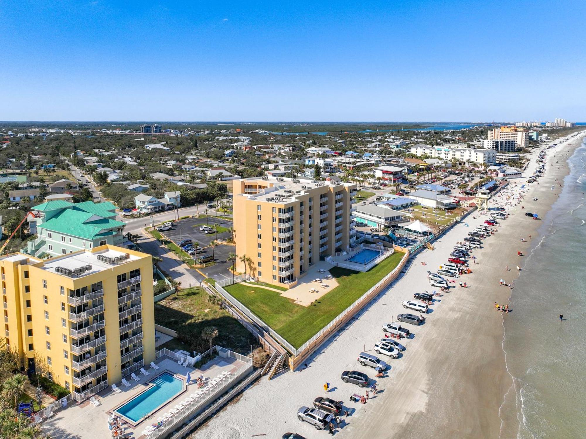 Oceanfront Balcony, Pool, Bbq, Steps To Flagler Ave Villa New Smyrna Beach Buitenkant foto